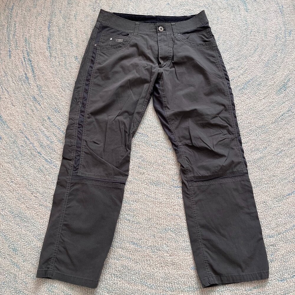 Kuhl Radikl Pants, Straight Leg, Carbon Color, Size 31x28